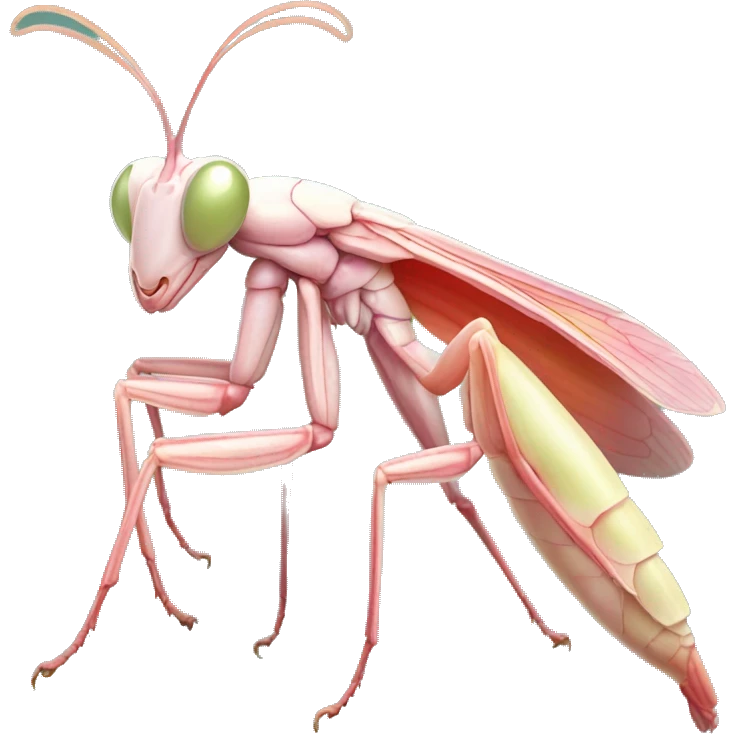 orchid mantis emoji