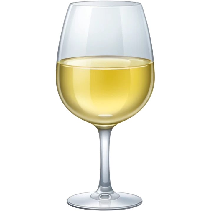 glass of white wine  emoji