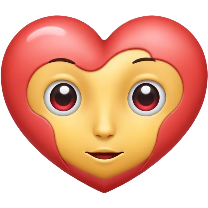 heart with sleeping  emoji