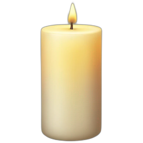 old candle realistic emoji