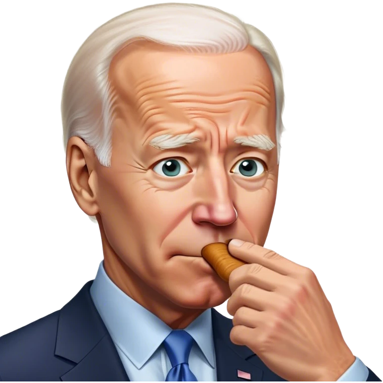 Joe Biden sniffing someone  emoji