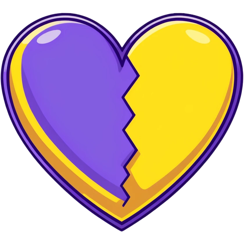 purple heart emoji