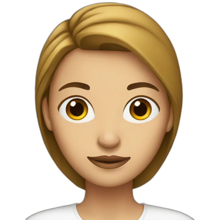 Women with long forhead emoji