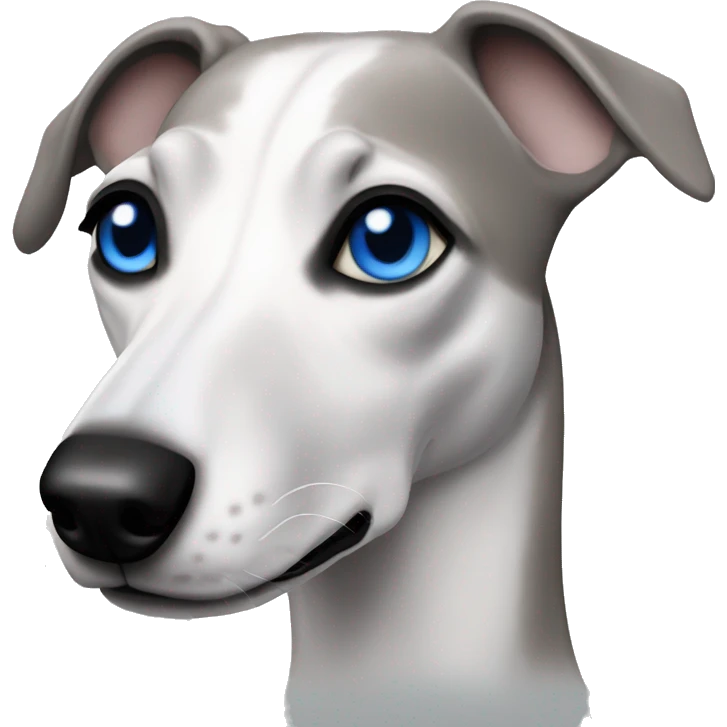 whippet blue eyes emoji