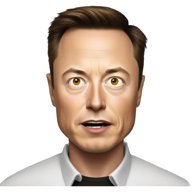 Elon Musk Shooting Lasers Out Of His Eyes emoji