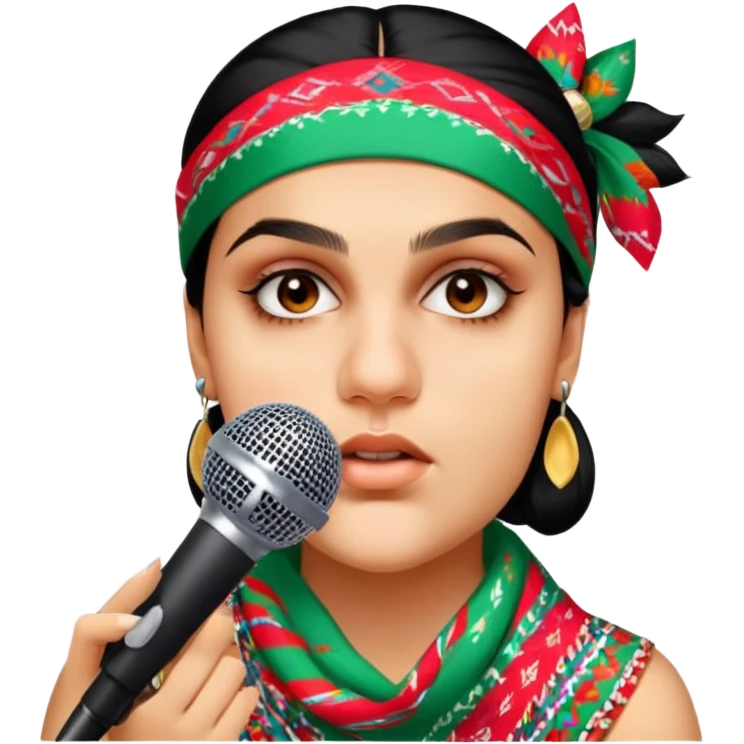 Colorful Singer emoji
