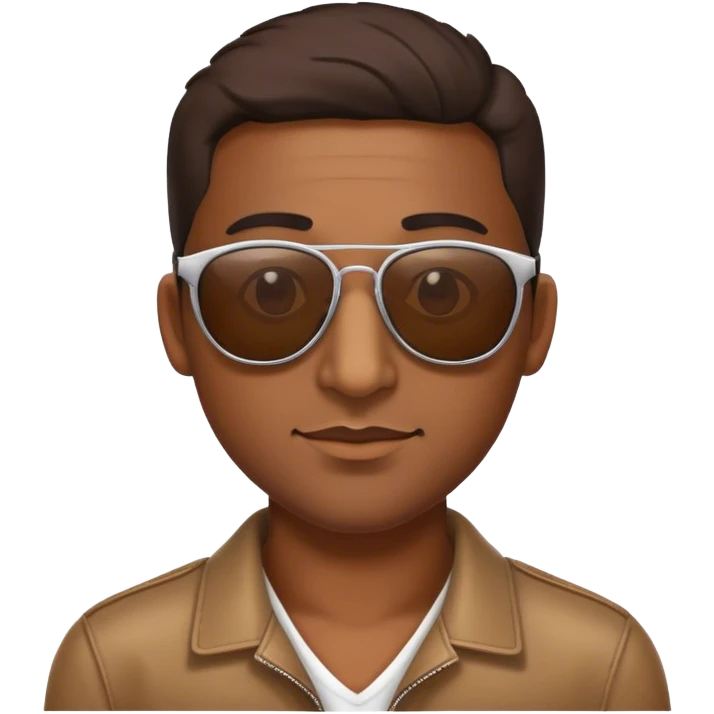 Sunglasses with a nose emoji