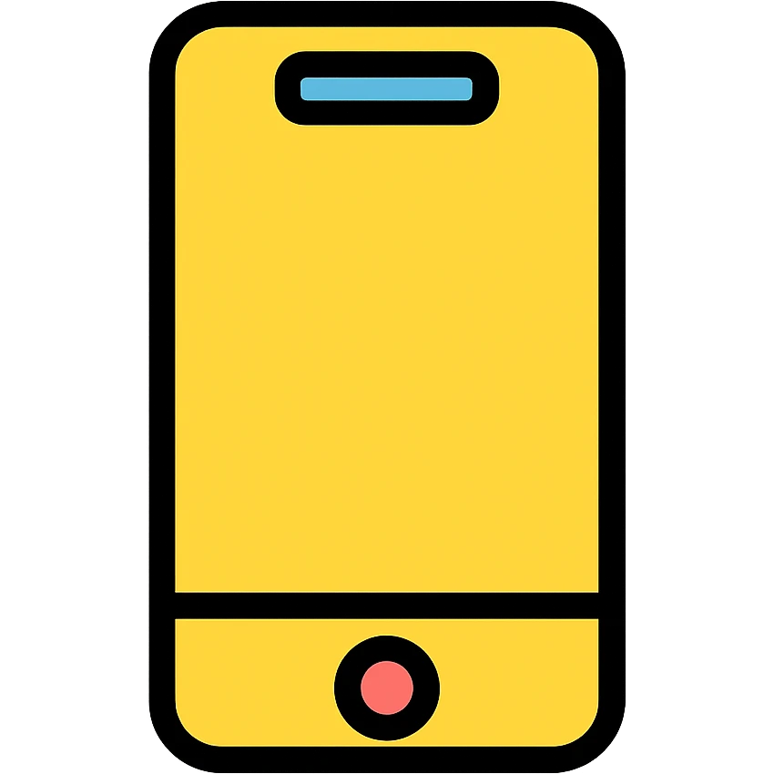 phone, color outline icon style emoji