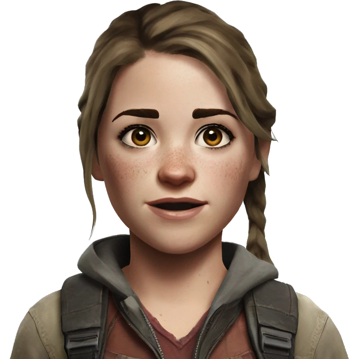 Ellie Williams from The Last Of Us 2 in Santa Barbara  emoji
