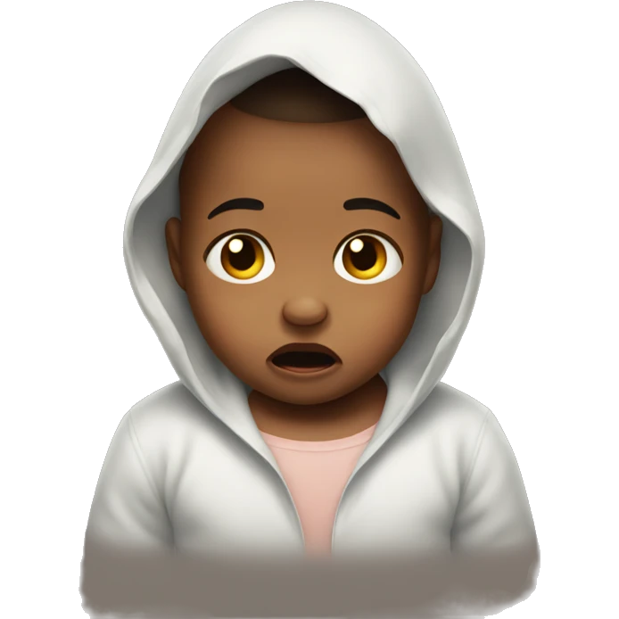 Baby crying  emoji