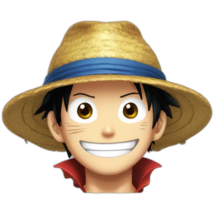 Luffy strawhat emoji