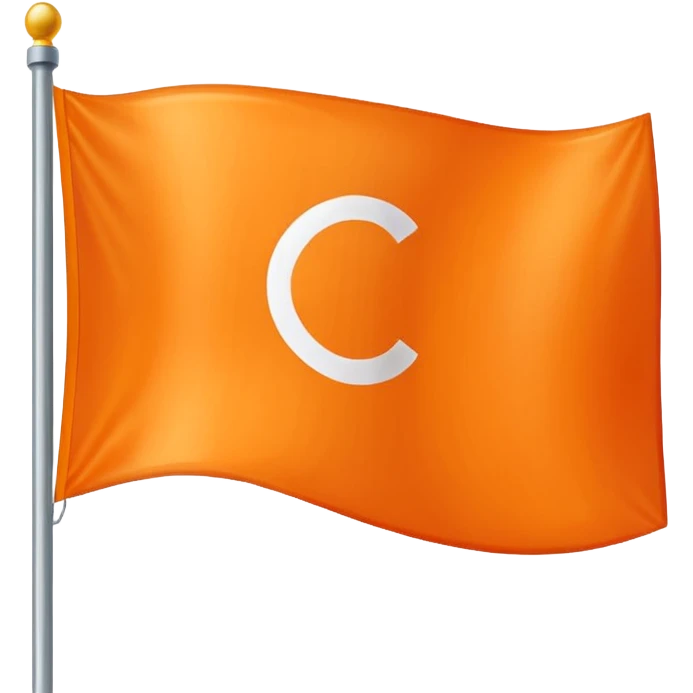 Make emoji use orange flag and 🪯 thise emoji,emoji fit in flage this 🪯 emoji