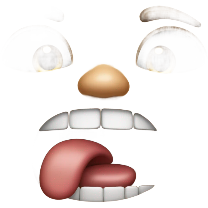 yawn emoji