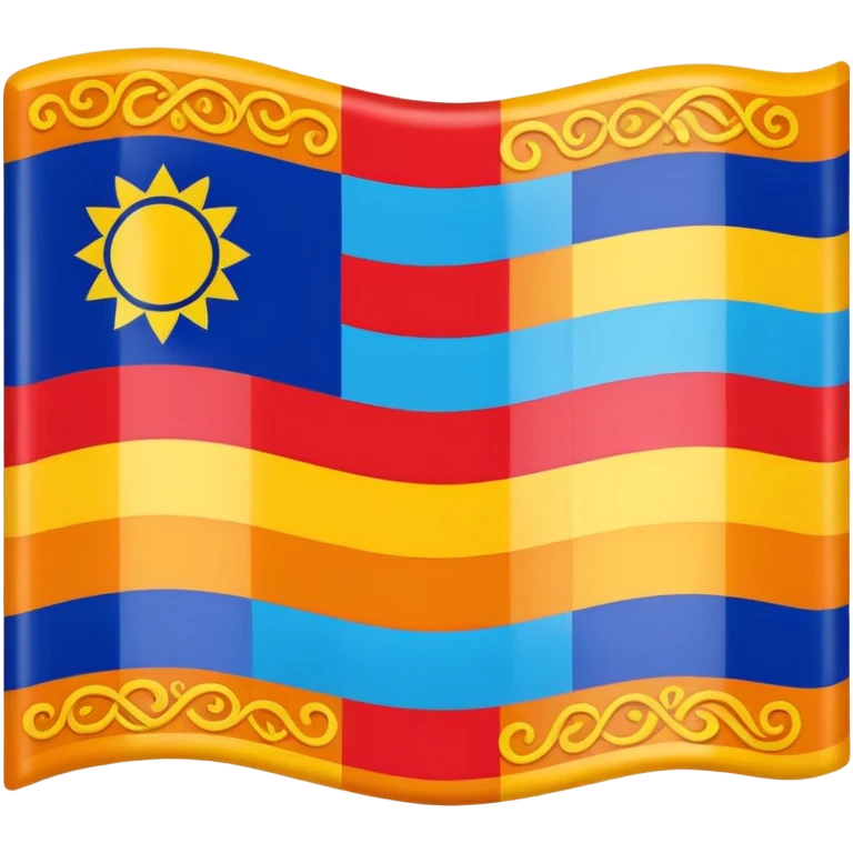 Drapeau gitan emoji