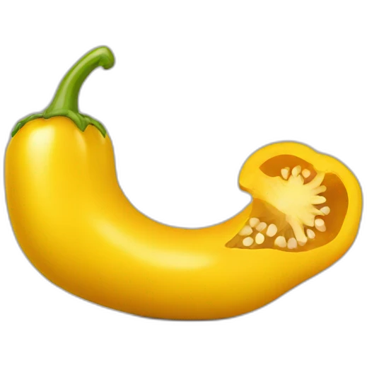yellow pepper emoji