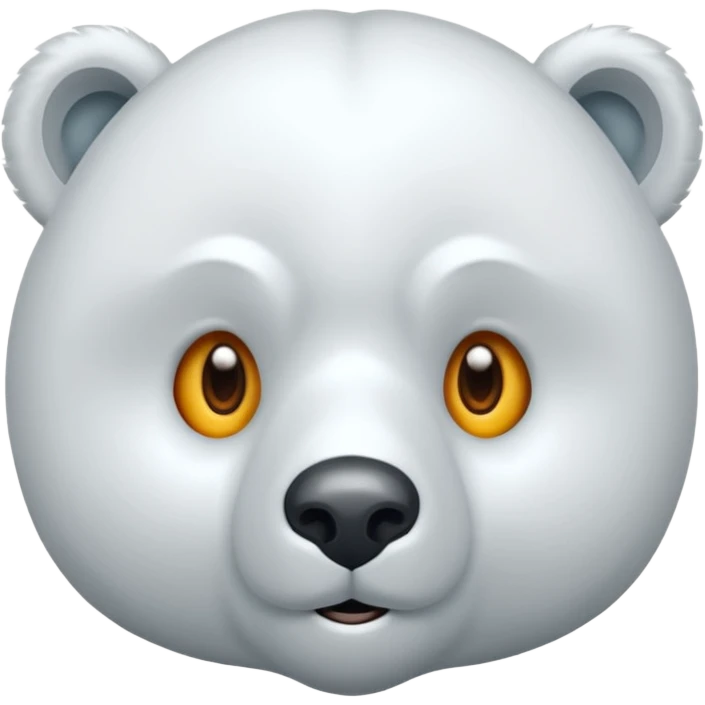 Puedes hacer un oso polar el cual este con un ojo abierto y el otro ojo cerrado por favor  emoji