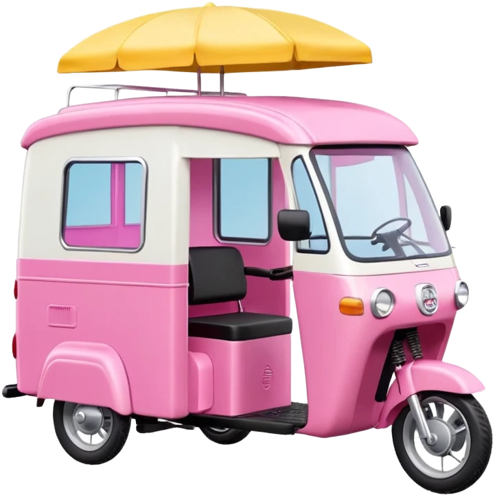 Barbie dream house Caravan motorbike tuk tuk  emoji