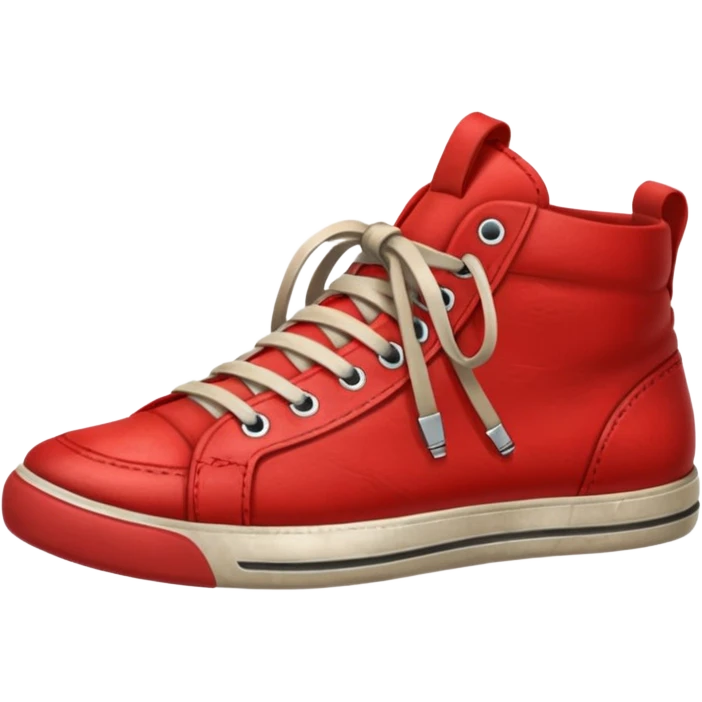 red sneakers emoji
