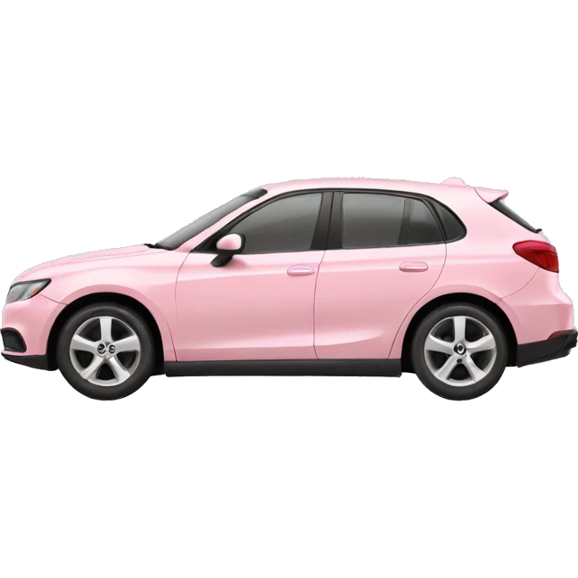 light pink car emoji
