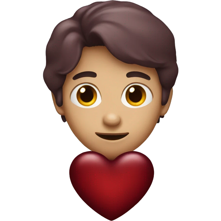dark red heart emoji