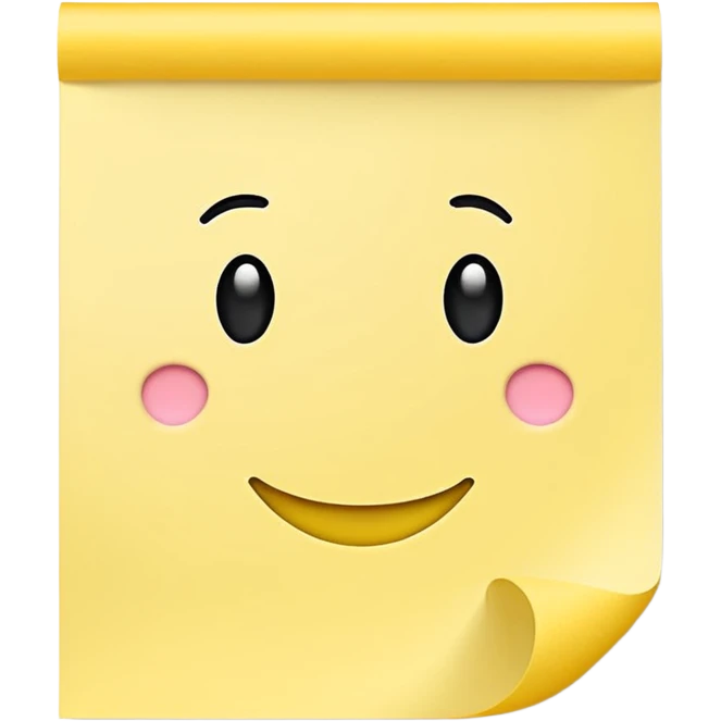 sticky note emoji