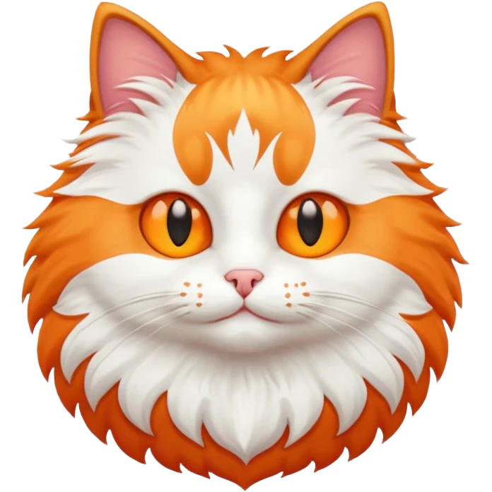 cat text in the card. emoji