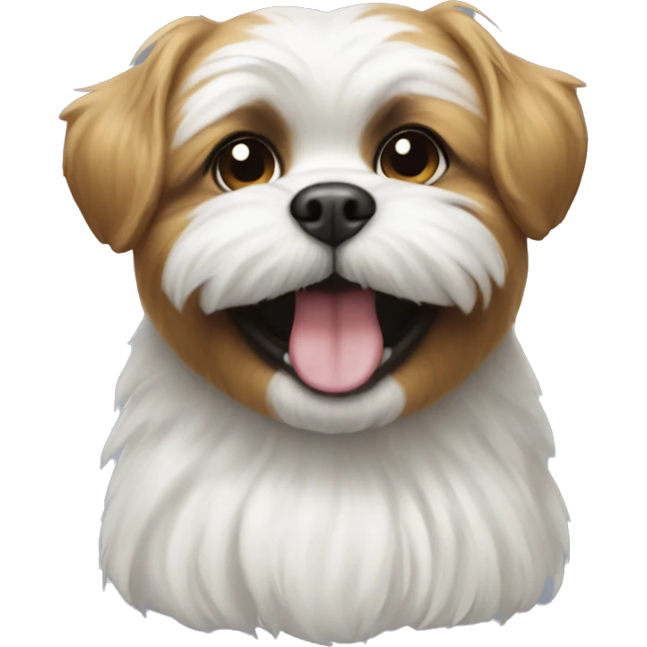 Shitzu smiling emoji