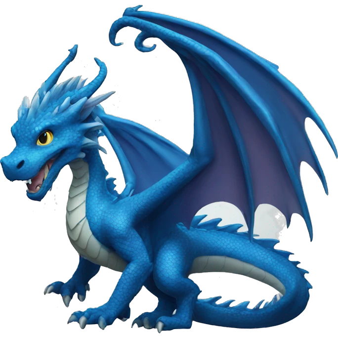 blue dragon emoji
