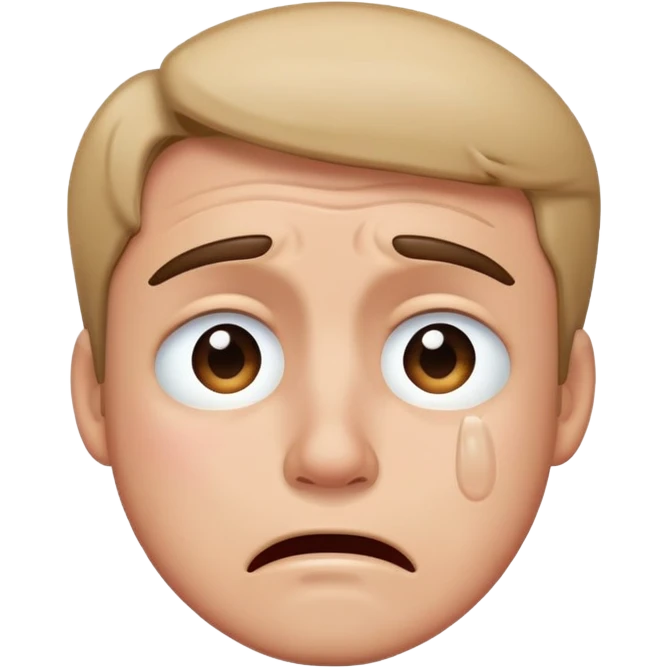 Crying steve emoji