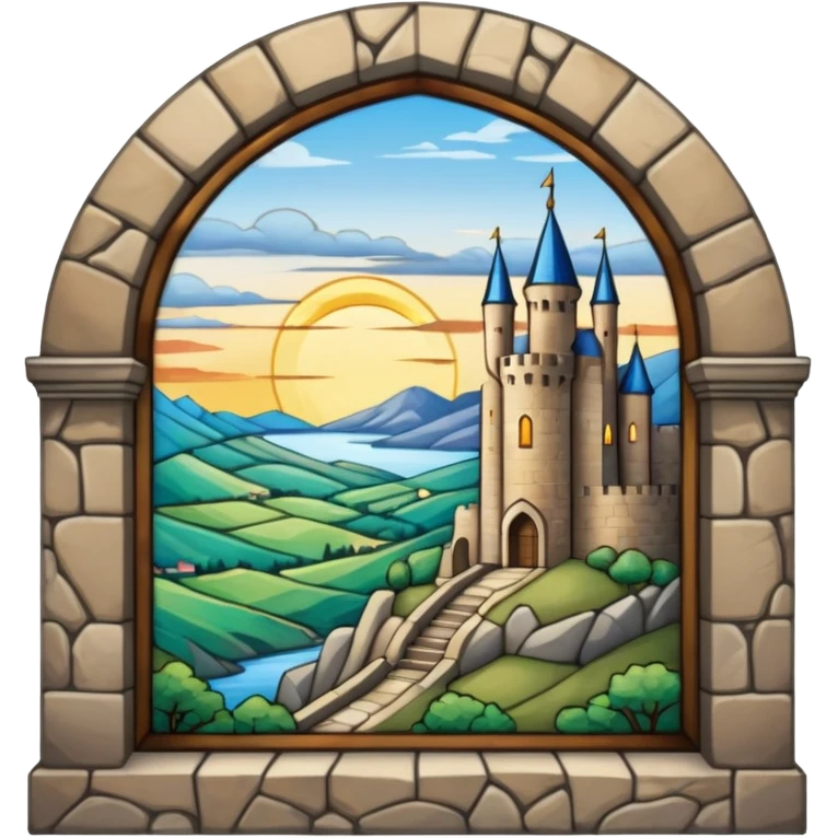 castle window emoji