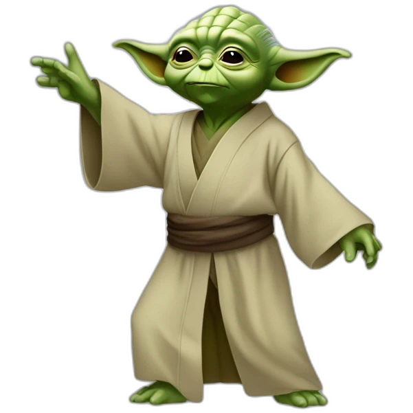 Yoda dansing emoji