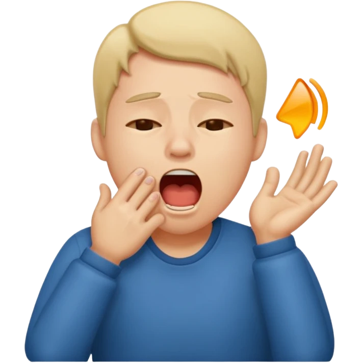 Ich bekomme nicht genug Schlaf emoji