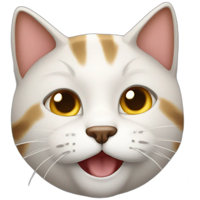 Gato riendo emoji