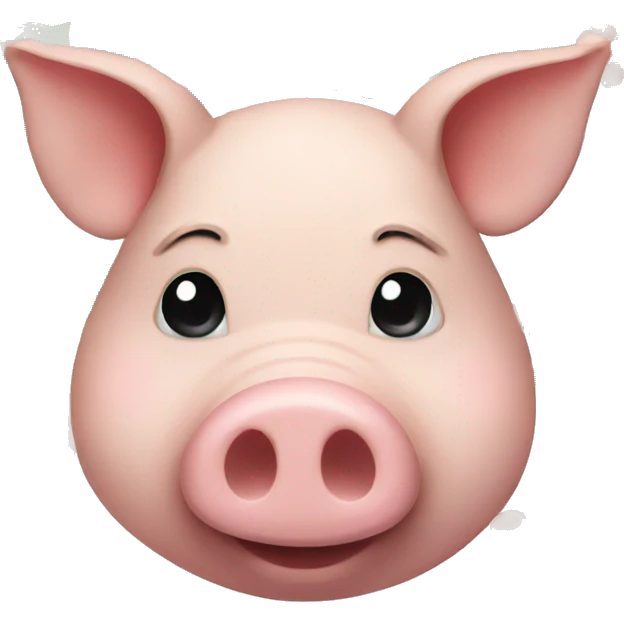 Pig with flowers  emoji