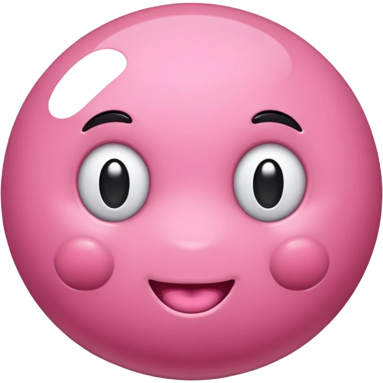 pink meatball emoji