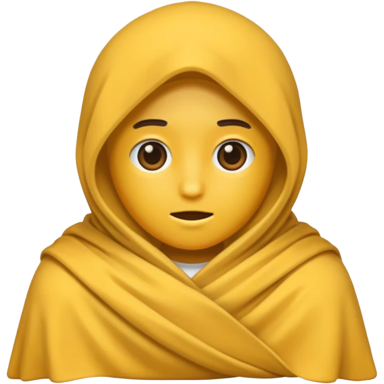 blanketed human emoji