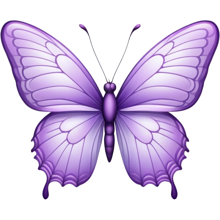 lilac butterfly emoji