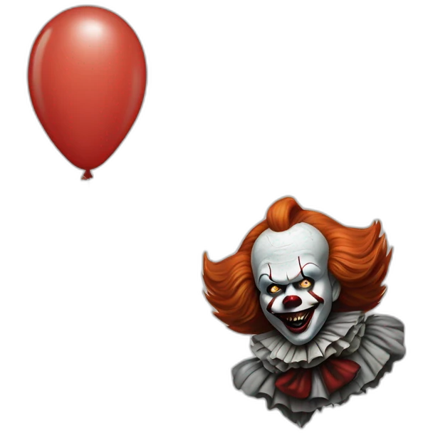 pennywise balloon emoji