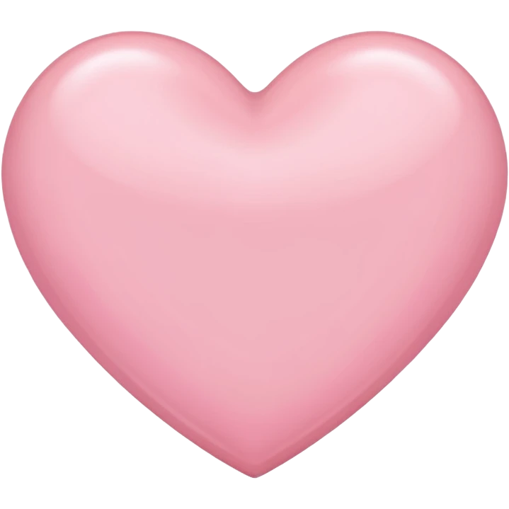 Light pink heart  emoji