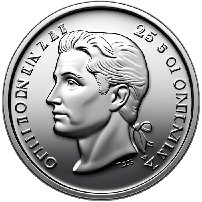 25 cent sus silver  emoji
