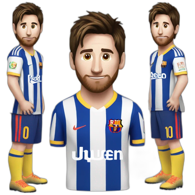 messi avec la cdm emoji