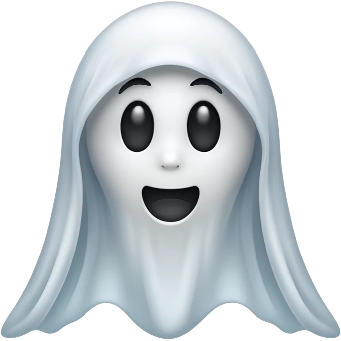 I need a spirit emoji like a ghost but very whispy and airy looking  emoji