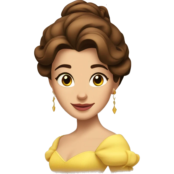 Belle beauty and the beast emoji