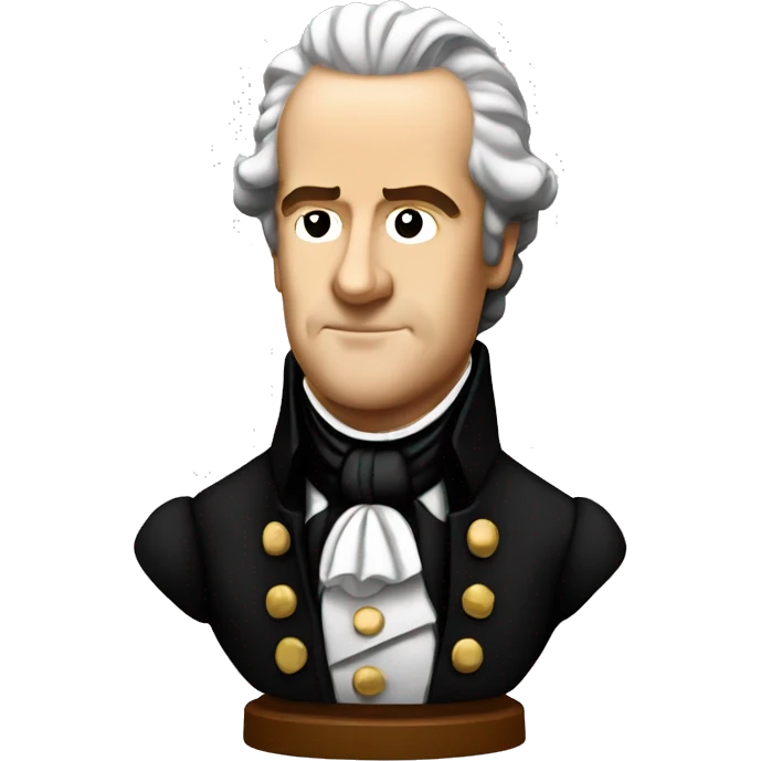 Bust of Alexander Hamilton  emoji