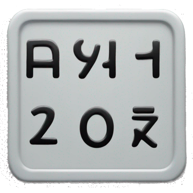 egyptian numberplate emoji