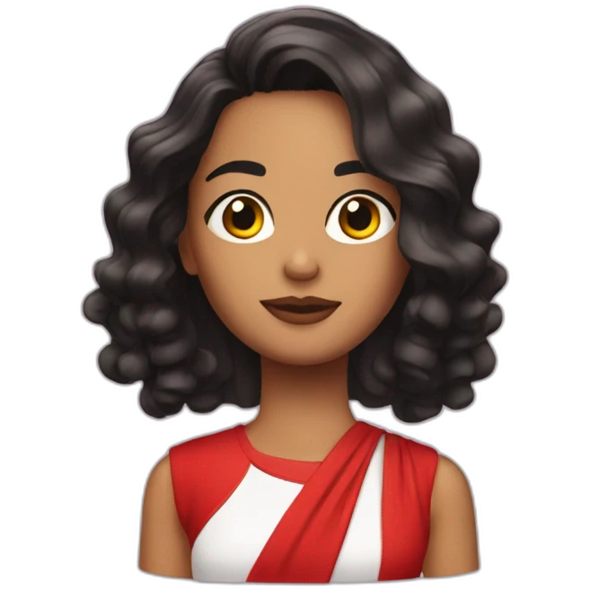 cabello rojo emoji