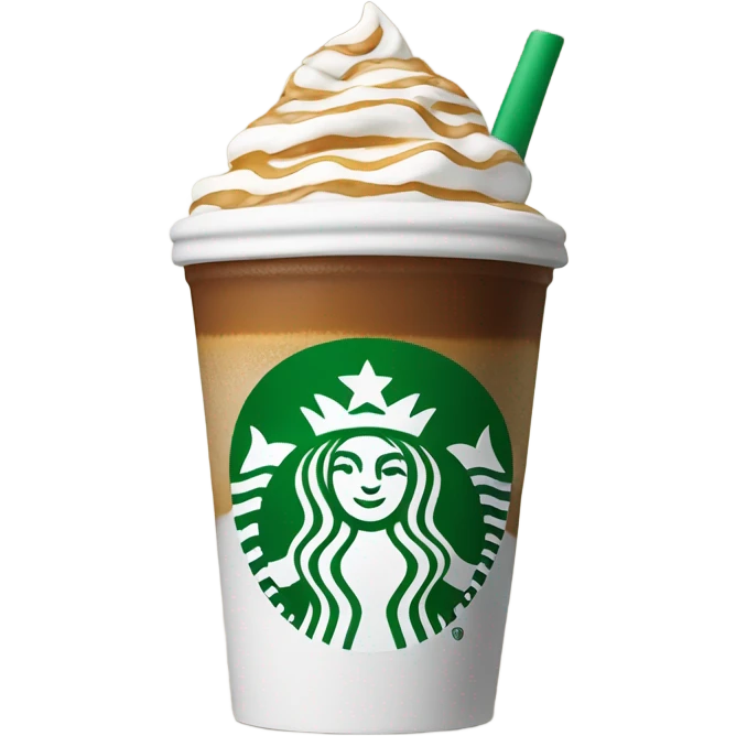 Starbucks coffee emoji