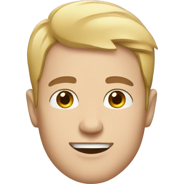 White Guy doing his skincare emoji