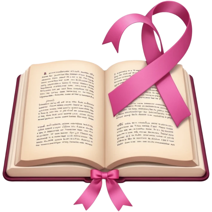 Bordo Open book in a girly style emoji