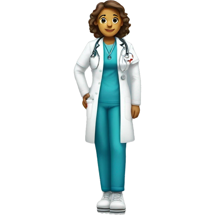 Nurse with really big shoes  emoji